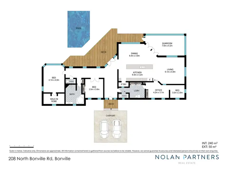 Floorplan of Homely rural property listing, 208A-208C North Bonville Road, Bonville NSW 2450
