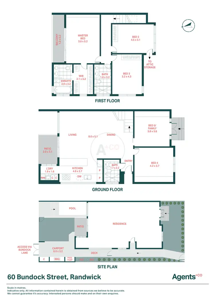 Floorplan of Homely house listing, 60 Bundock Street, Randwick NSW 2031