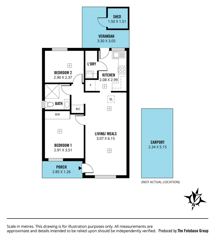 Floorplan of Homely unit listing, 20/19-23 Hillier Road, Morphett Vale SA 5162