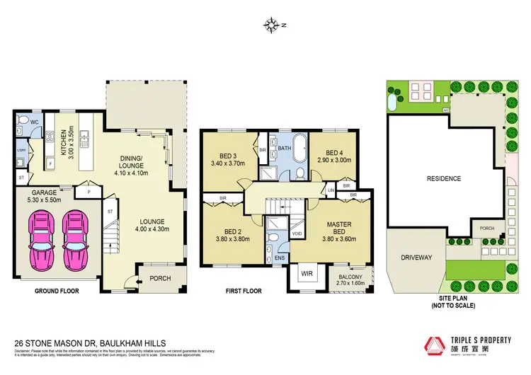 Floorplan of Homely house listing, 26 Stone Mason Drive, Norwest NSW 2153