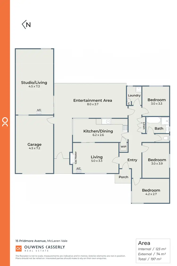 Floorplan of Homely house listing, 15 Pridmore Avenue, Mclaren Vale SA 5171