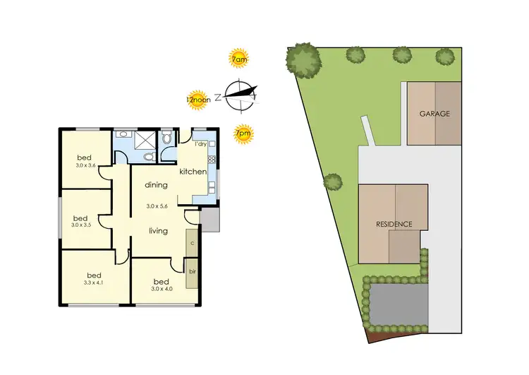Floorplan of Homely house listing, 29 Rosemary Crescent, Frankston North VIC 3200
