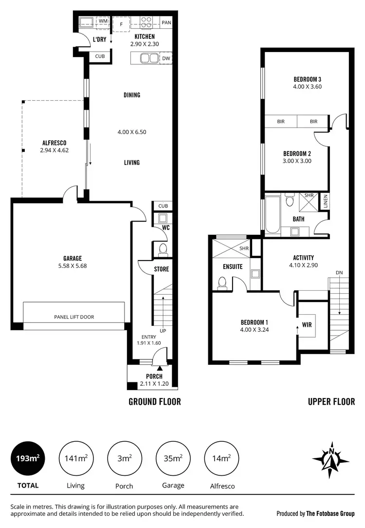Floorplan of Homely townhouse listing, 23 Ross Road, Hectorville SA 5073