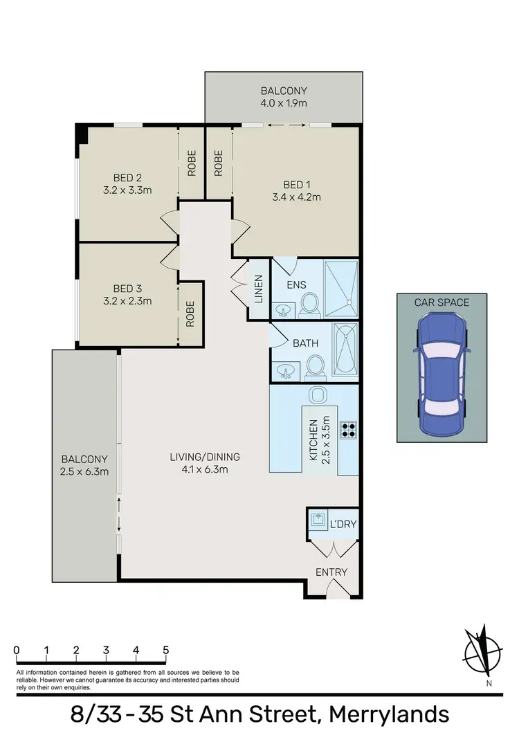 Floorplan of Homely apartment listing, 8/33-35 St Ann Street, Merrylands NSW 2160