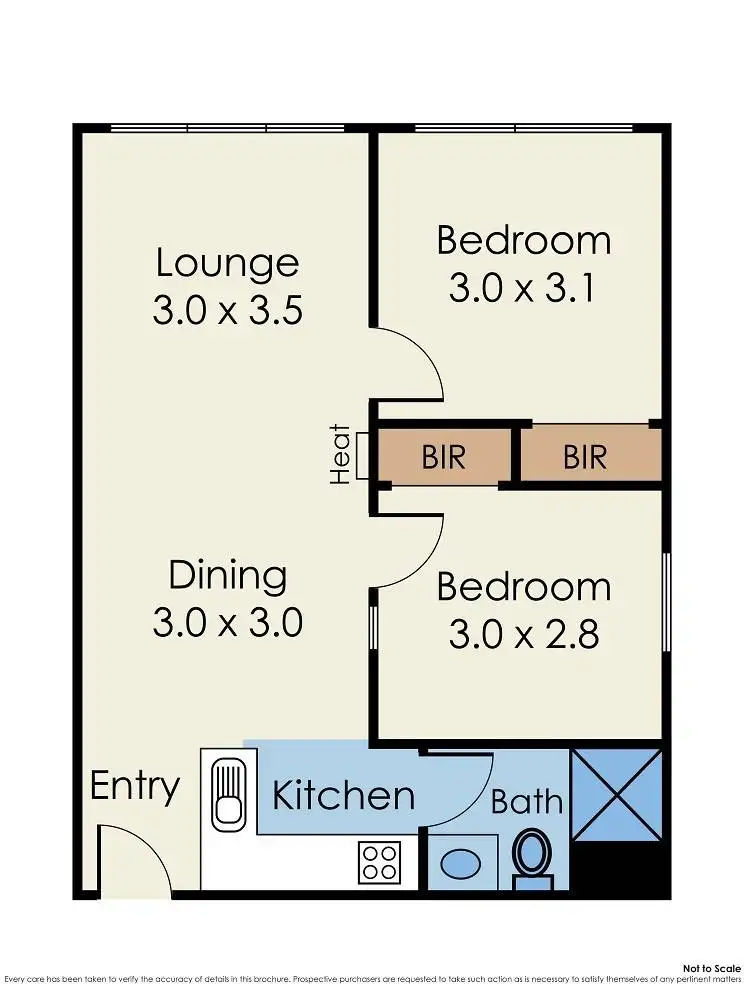 Floorplan of Homely apartment listing, 2108/39 Lonsdale Street, Melbourne VIC 3000