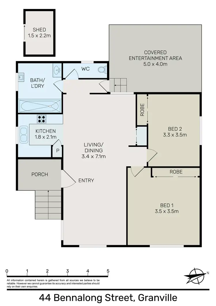 Floorplan of Homely house listing, 44 Bennalong Street, Granville NSW 2142
