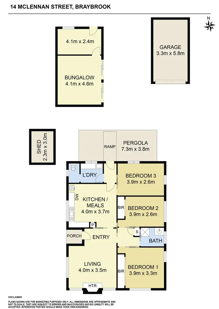 Floorplan of Homely house listing, 14 McLennan Street, Braybrook VIC 3019