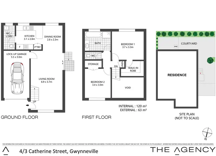 Floorplan of Homely townhouse listing, 4/3 Catherine Street, Gwynneville NSW 2500