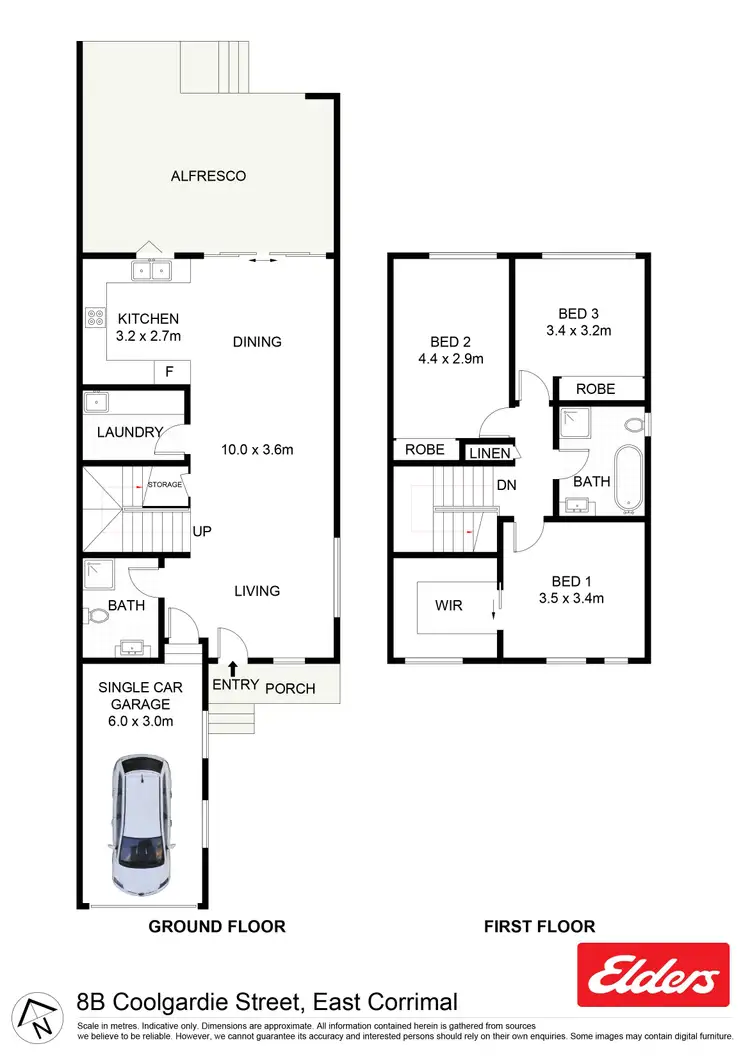 Floorplan of Homely townhouse listing, 8b Coolgardie Street, East Corrimal NSW 2518