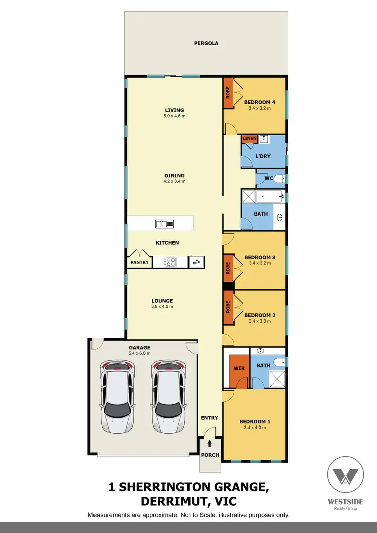 Floorplan of Homely house listing, 1 Sherrington Grange, Derrimut VIC 3026