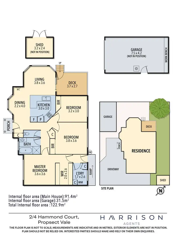Floorplan of Homely unit listing, 2/4 Hammond Court, Prospect Vale TAS 7250