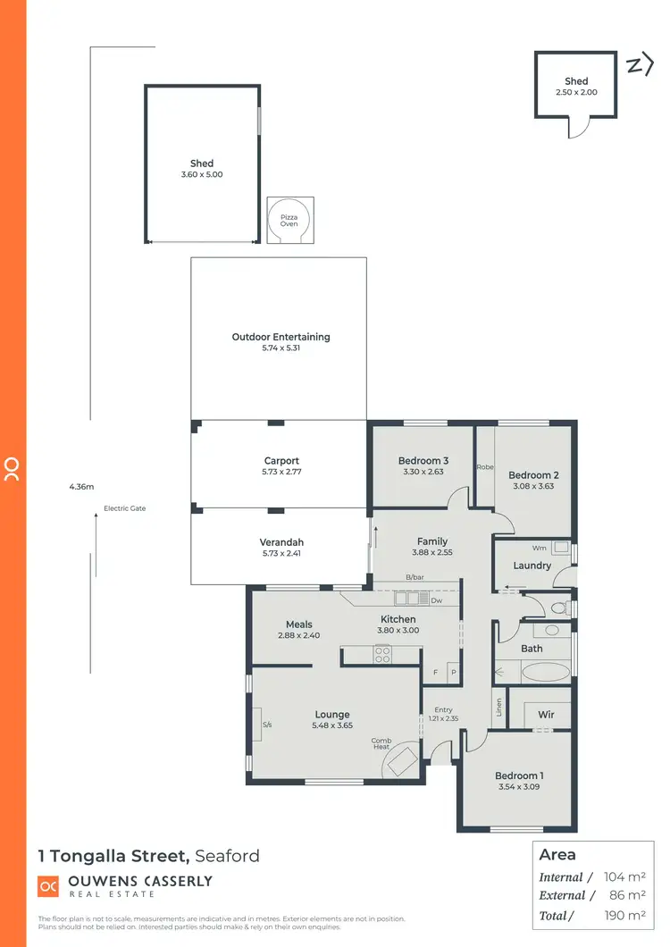Floorplan of Homely house listing, 1 Tongalla Street, Seaford SA 5169