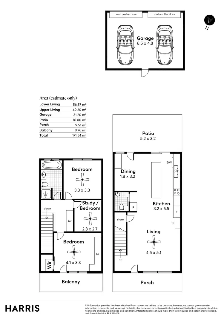 Floorplan of Homely house listing, 1/93 Childers Street, North Adelaide SA 5006