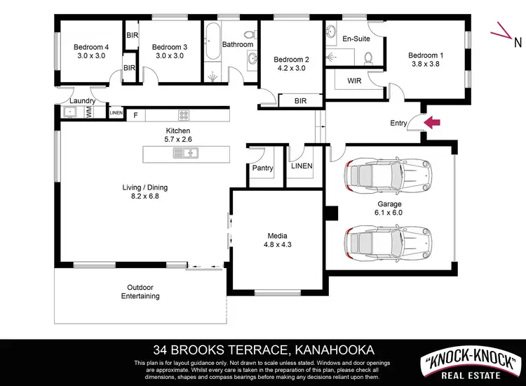 Floorplan of Homely house listing, 34 Brooks Terrace, Kanahooka NSW 2530