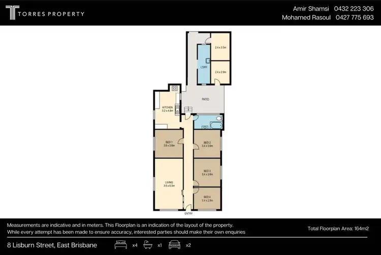 Floorplan of Homely house listing, 8 Lisburn Street, East Brisbane QLD 4169