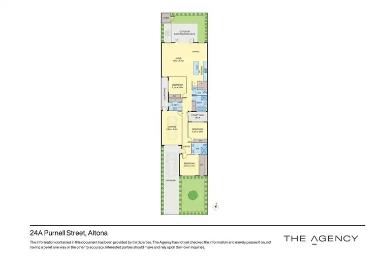 Floorplan of Homely house listing, 24a Purnell Street, Altona VIC 3018