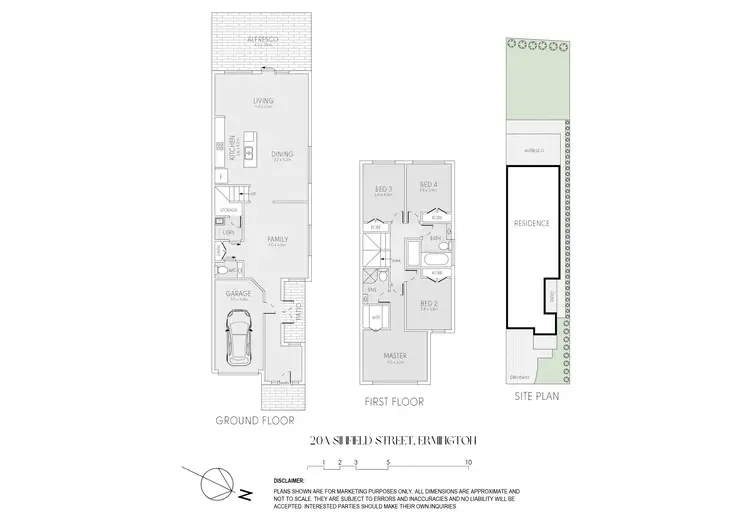 Floorplan of Homely semi-detached listing, 20A Sinfield Street, Ermington NSW 2115