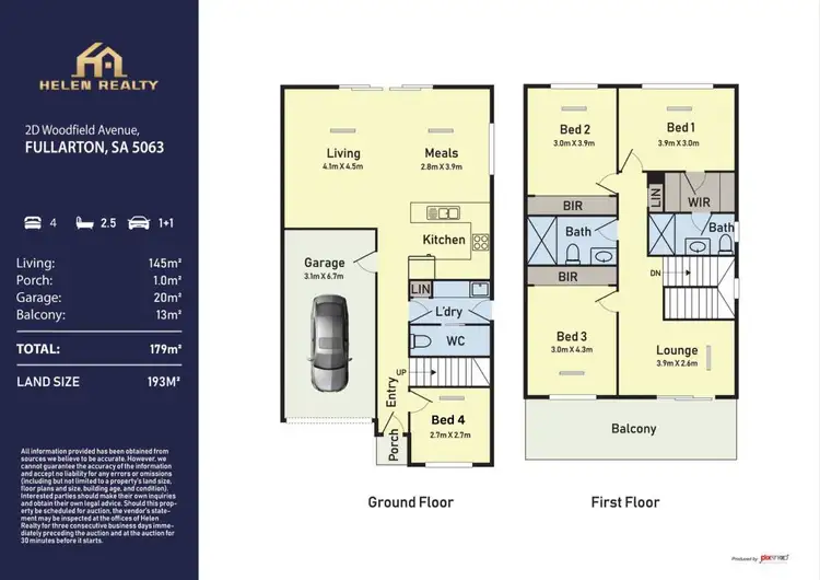 Floorplan of Homely house listing, 2D Woodfield Avenue, Fullarton SA 5063