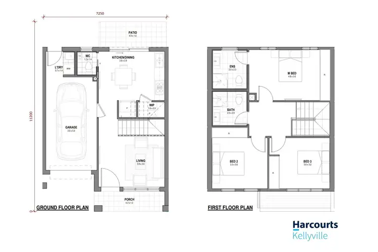 Floorplan of Homely townhouse listing, 31 Cribbin Street, Marsden Park NSW 2765