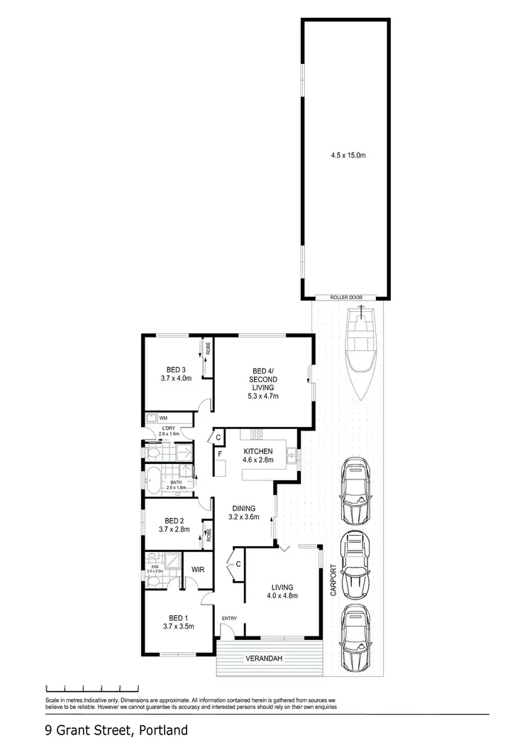 Floorplan of Homely house listing, 9 Grant Street, Portland VIC 3305