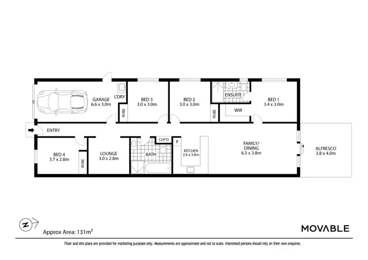 Floorplan of Homely semi-detached listing, 1/192 Denton Park Drive, Aberglasslyn NSW 2320