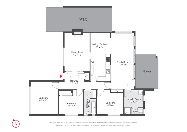 Floorplan of Homely house listing, 4 Montgomery Street, Ringwood VIC 3134