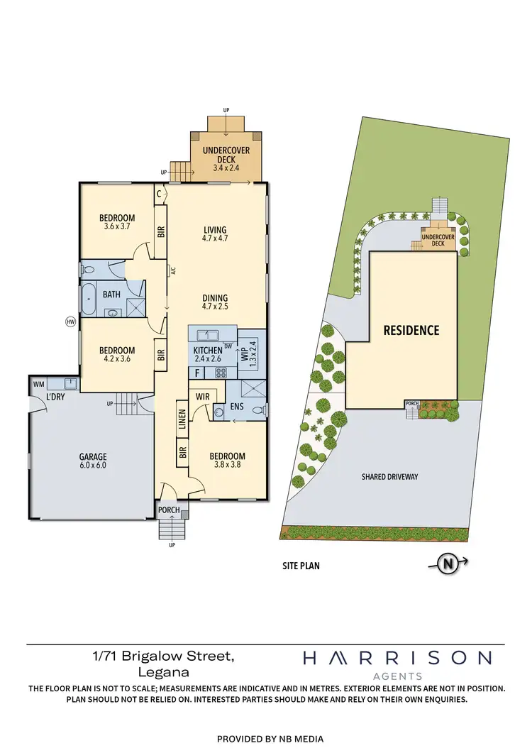 Floorplan of Homely unit listing, 1/71 Brigalow Street, Legana TAS 7277
