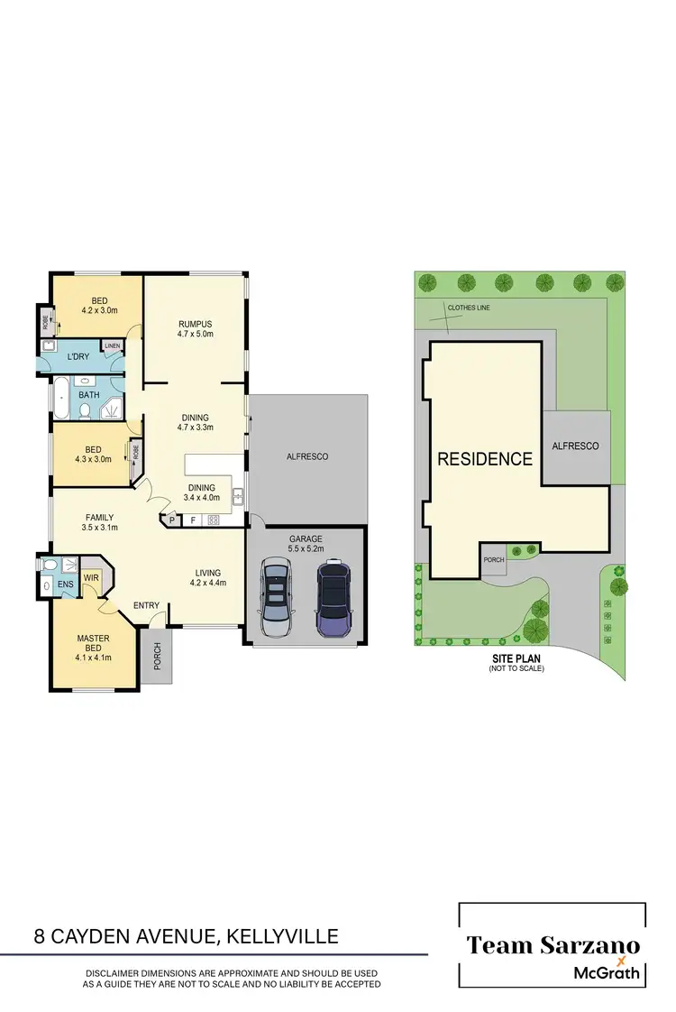 Floorplan of Homely house listing, 8 Cayden Avenue, Kellyville NSW 2155