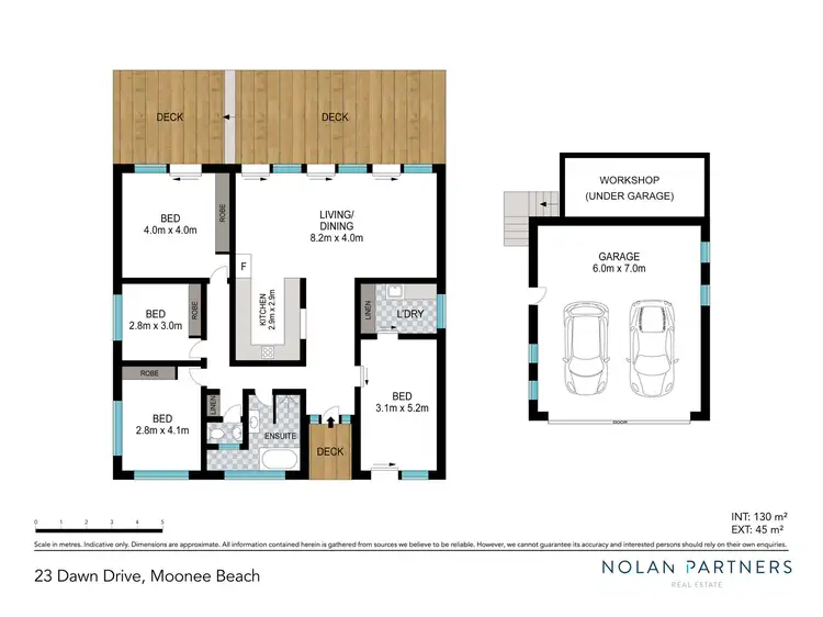 Floorplan of Homely house listing, 23 Dawn Drive, Moonee Beach NSW 2450