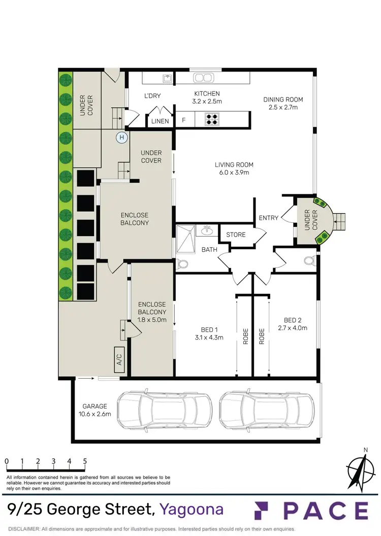 Floorplan of Homely villa listing, 9/25 George Street, Yagoona NSW 2199