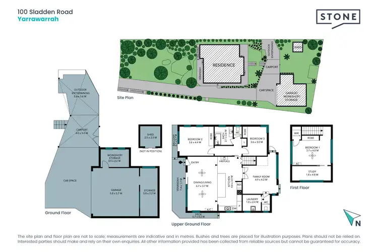 Floorplan of Homely house listing, 100 Sladden Road, Yarrawarrah NSW 2233