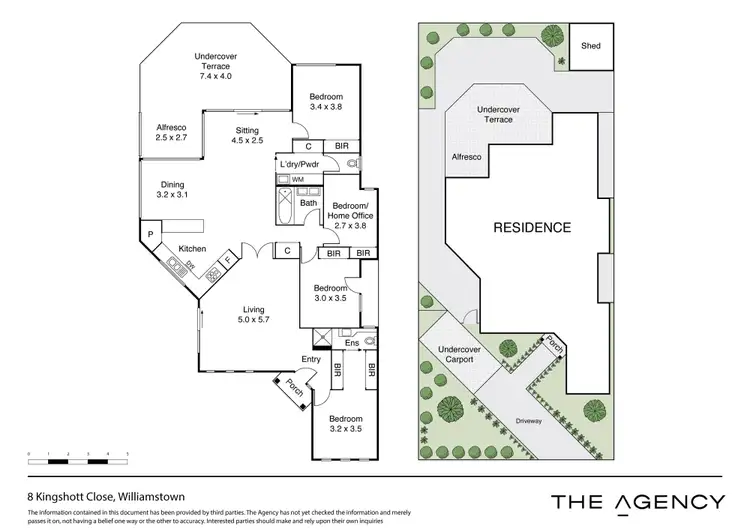 Floorplan of Homely house listing, 8 Kingshott Close, Williamstown VIC 3016