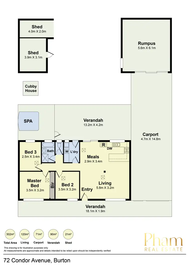 Floorplan of Homely house listing, 72 Condor Avenue, Burton SA 5110