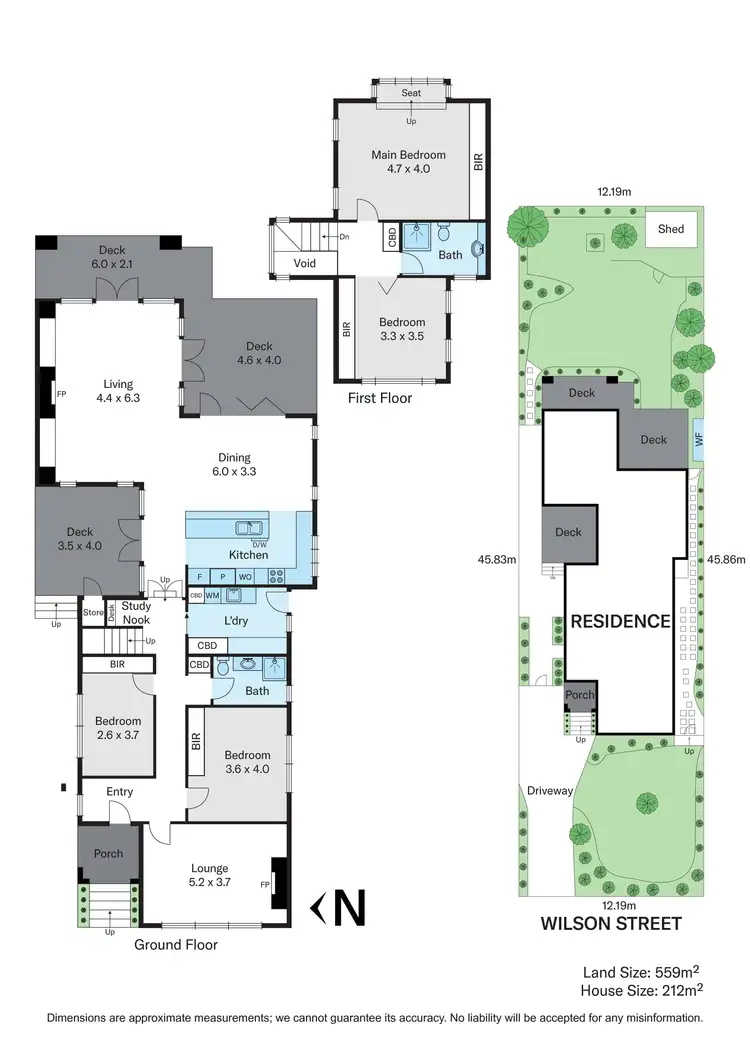 Floorplan of Homely house listing, 5 Wilson Street, Surrey Hills VIC 3127