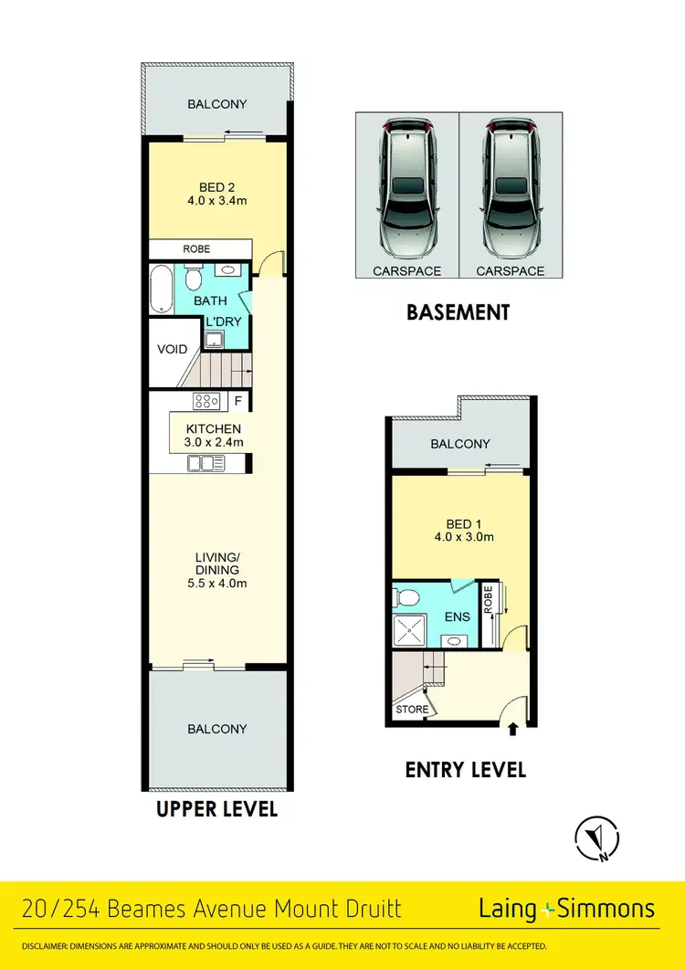 Floorplan of Homely unit listing, 20/254 Beames Avenue, Mount Druitt NSW 2770