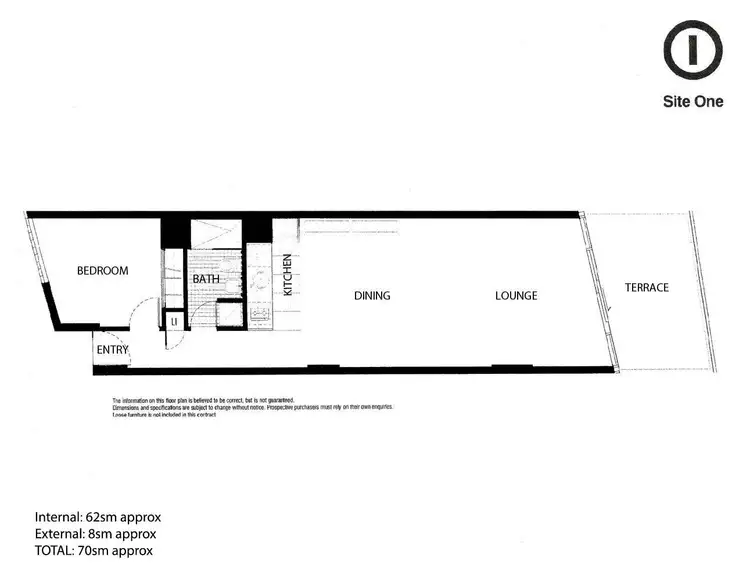 Floorplan of Homely apartment listing, 315/757 Bourke Street, Docklands VIC 3008