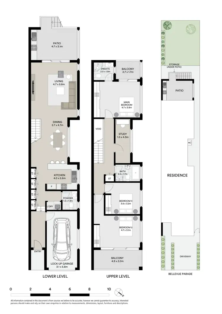 Floorplan of Homely semi-detached listing, 109 Bellevue Parade, Allawah NSW 2218