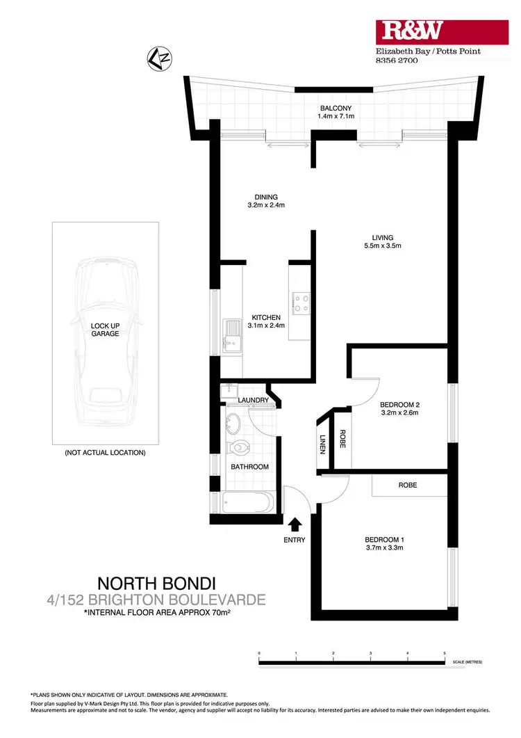 Floorplan of Homely unit listing, 4/152 Brighton Boulevard, North Bondi NSW 2026