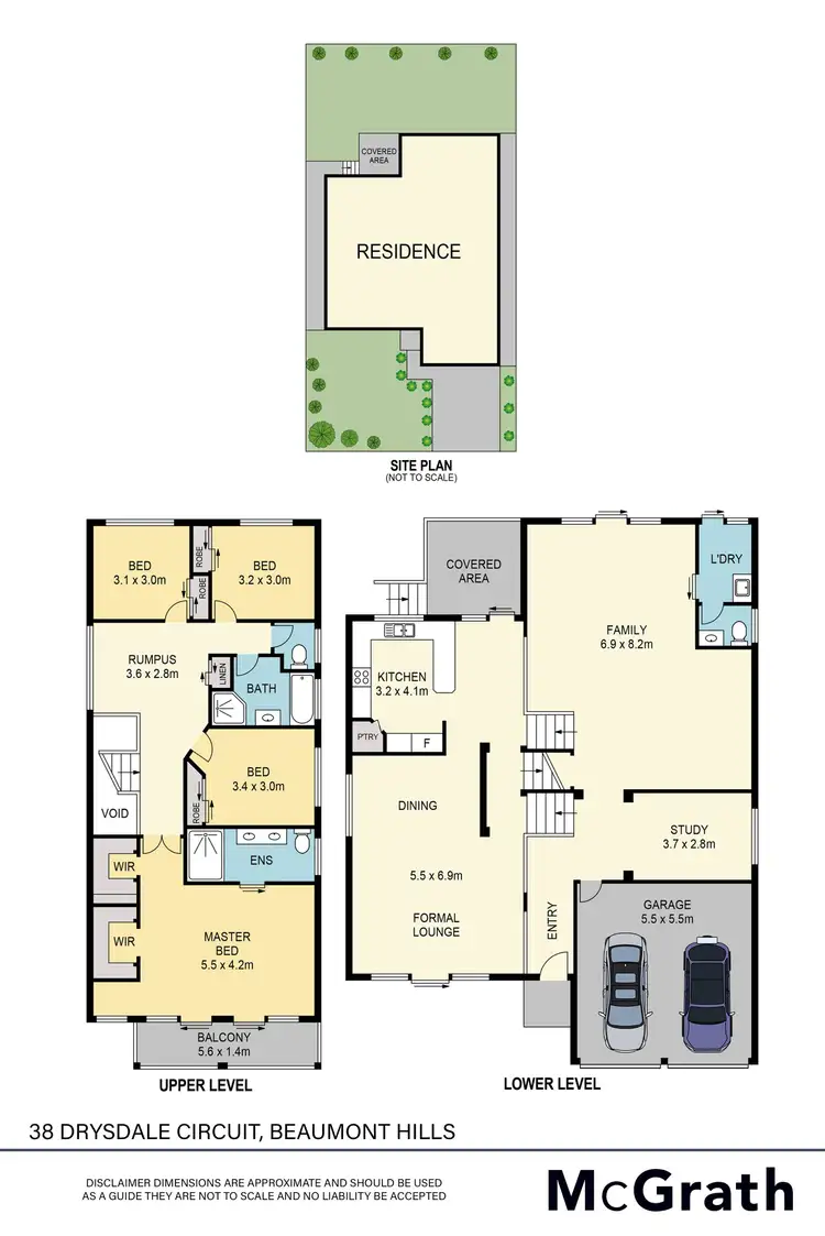 Floorplan of Homely house listing, 38 Drysdale Circuit, Beaumont Hills NSW 2155