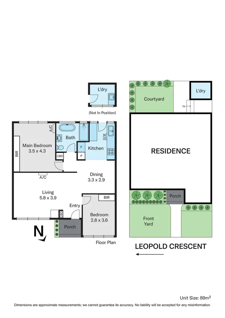 Floorplan of Homely unit listing, 3/7 Leopold Crescent, Mont Albert VIC 3127