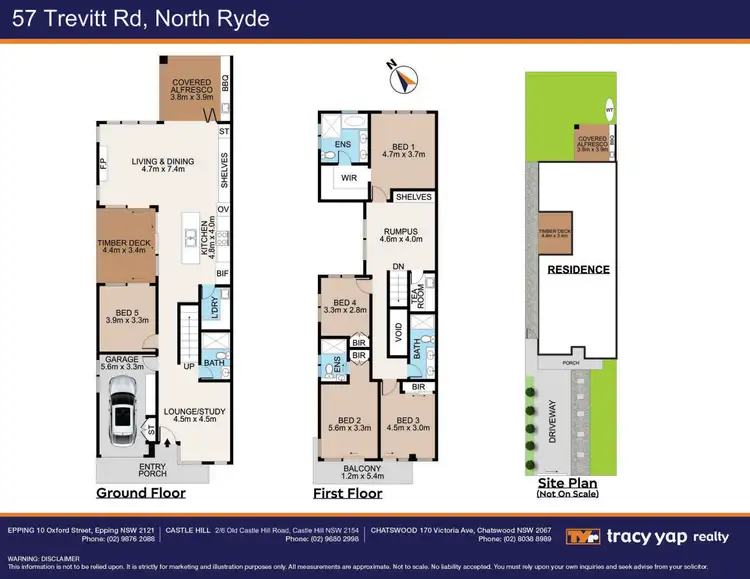 Floorplan of Homely house listing, 57A Trevitt Road, North Ryde NSW 2113