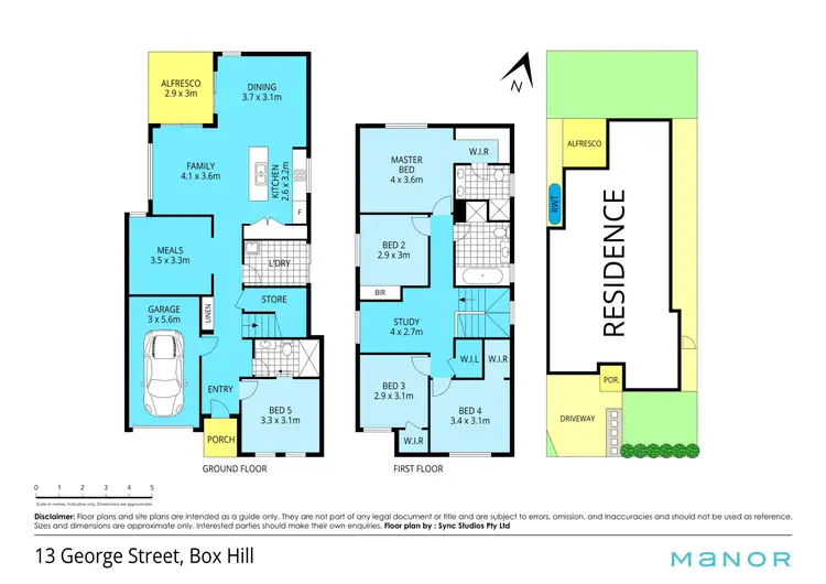 Floorplan of Homely house listing, 13 George Street, Box Hill NSW 2765