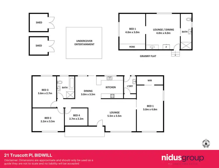 Floorplan of Homely house listing, 21 Truscott Place, Bidwill NSW 2770
