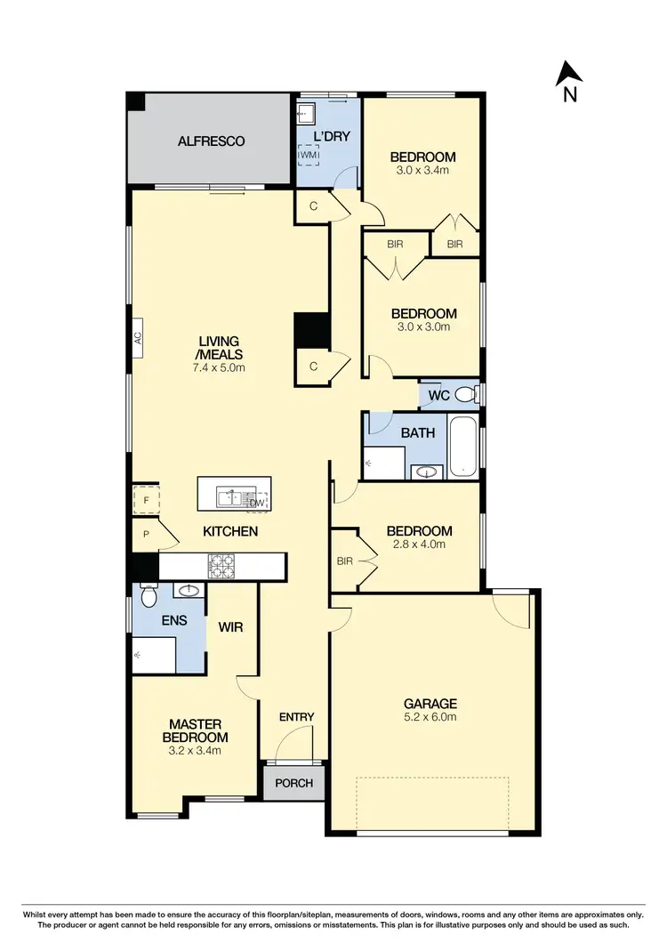 Floorplan of Homely house listing, 38 Hemsley Drive, Deer Park VIC 3023
