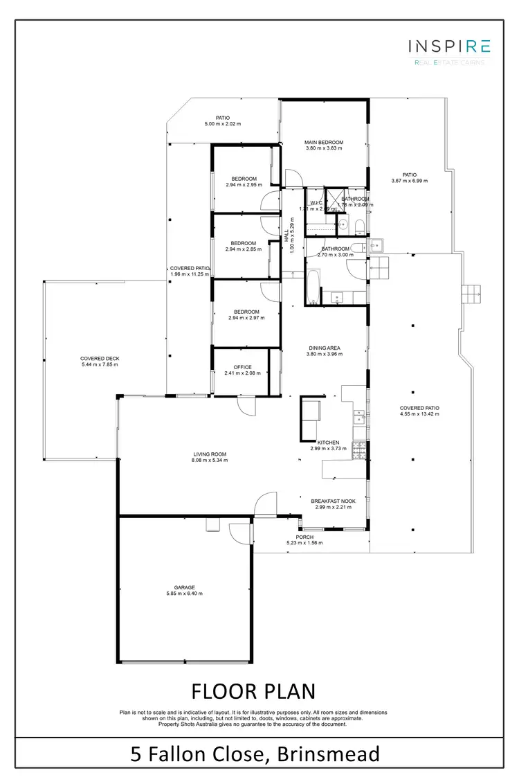 Floorplan of Homely house listing, 5 Fallon Close, Brinsmead QLD 4870