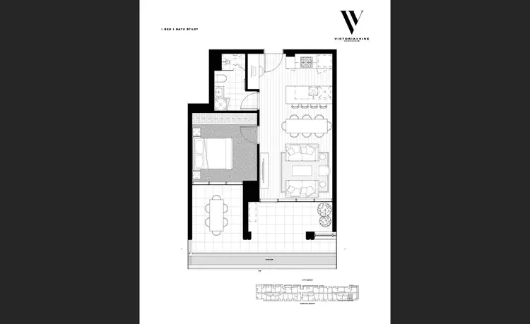 Floorplan of Homely apartment listing, 320/31 Wellington Street, Collingwood VIC 3066