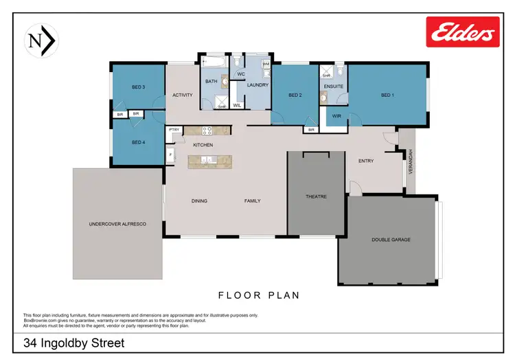 Floorplan of Homely house listing, 34 & 36 Ingoldby Street, Mount Barker WA 6324