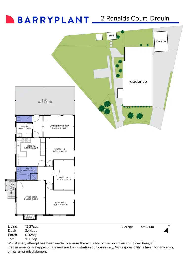 Floorplan of Homely house listing, 2 Ronalds Court, Drouin VIC 3818