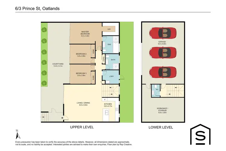 Floorplan of Homely villa listing, 6/3 Prince Street, Oatlands NSW 2117