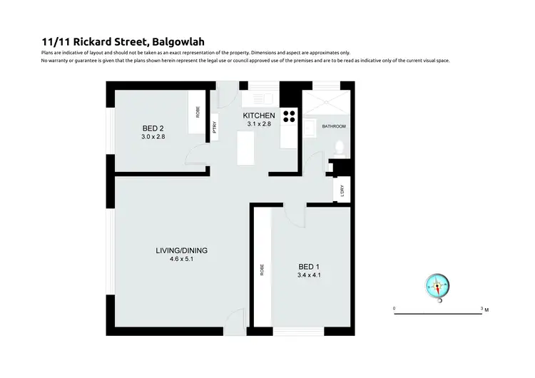 Floorplan of Homely apartment listing, 11/11 Rickard Street, Balgowlah NSW 2093